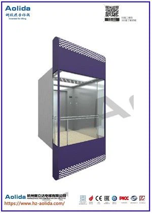 Elevador panorámico rápido de pasajeros