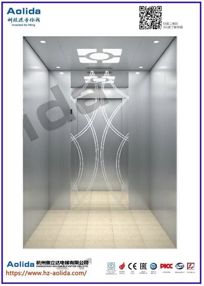 Elevador de pasajeros de tracción eléctrica